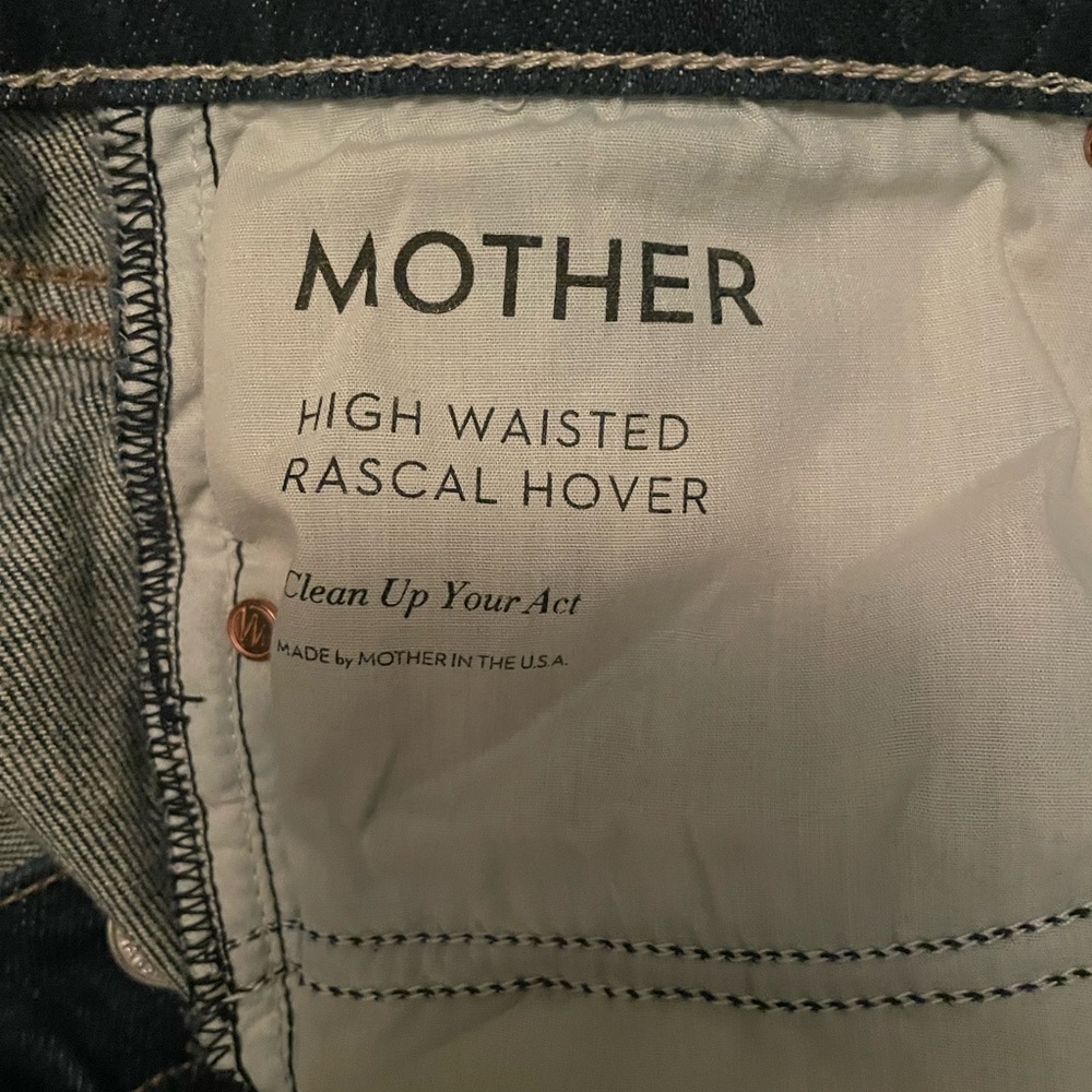 MOTHER Denim Jeans with Copper Detail